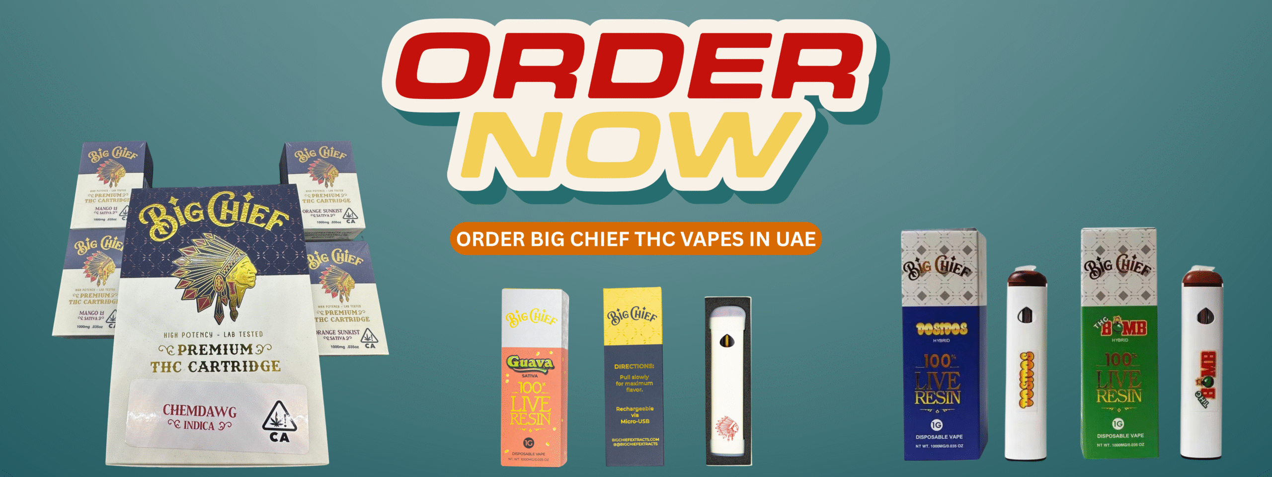 Buy Big Chief THC Vape in Dubai
